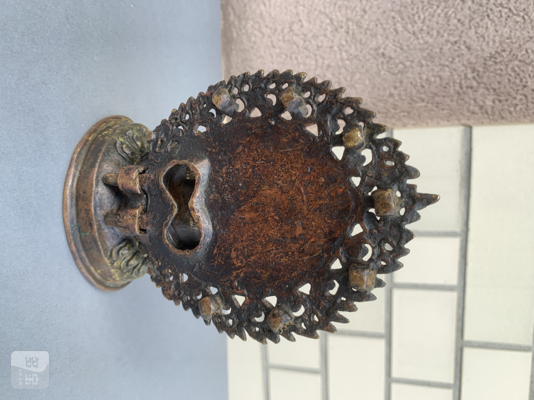 A GILT-COPPER FIGURE OF VAJRADHARA AND HIS CONSORT - 图9
